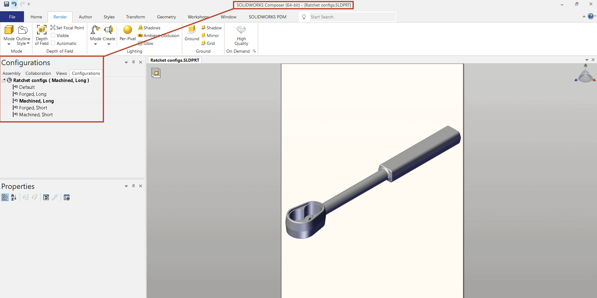 , SOLIDWORKS 2021 What’s New – Composer: Saving Multiple Configurations