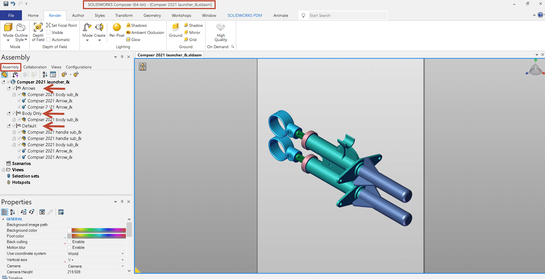 , SOLIDWORKS 2021 What’s New – Composer: Saving Multiple Configurations