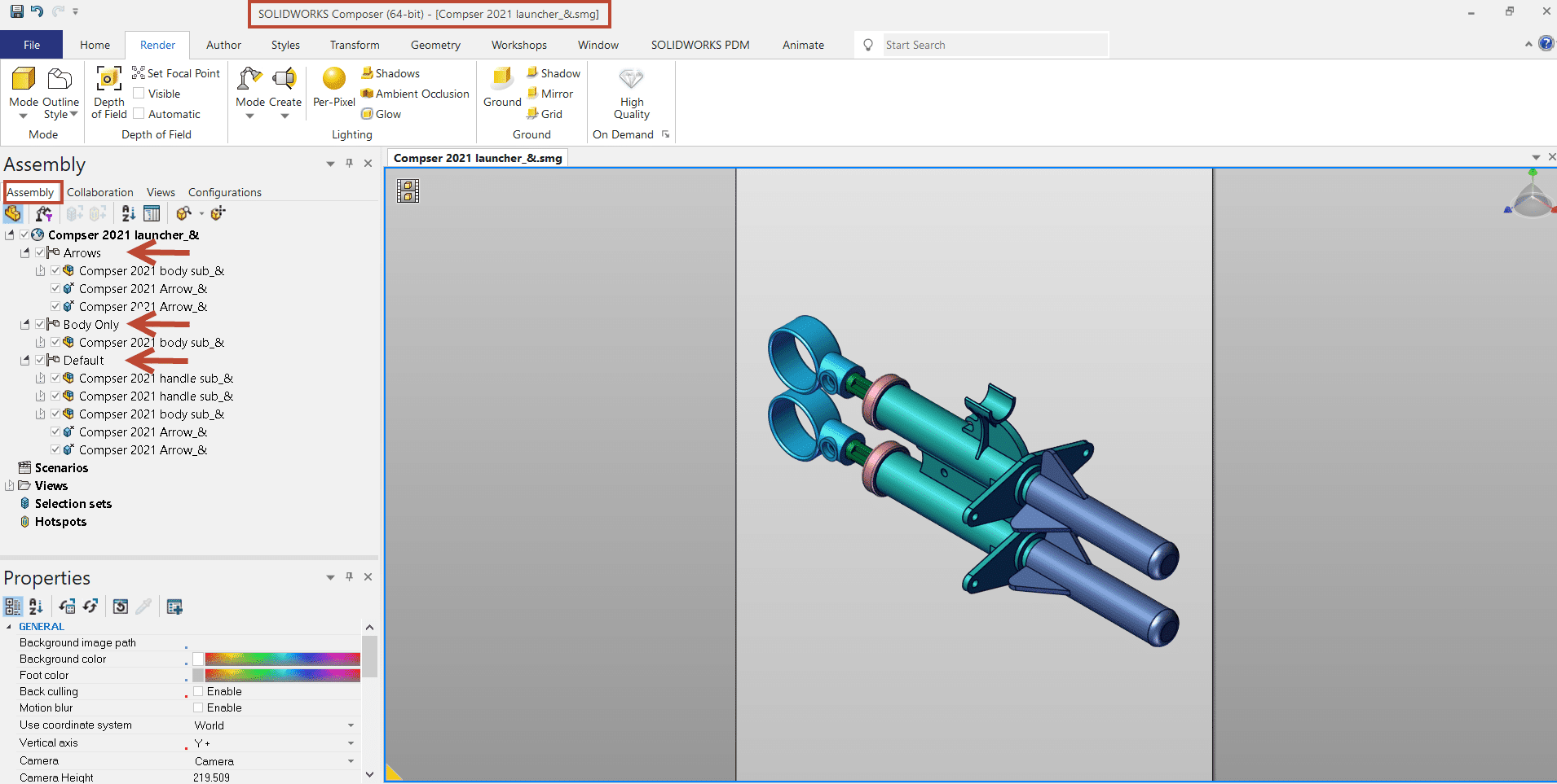 , SOLIDWORKS 2021 What’s New – Composer: Saving Multiple Configurations