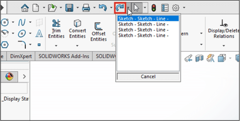 , SOLIDWORKS 2021 What’s New – REDO Support for Part Features