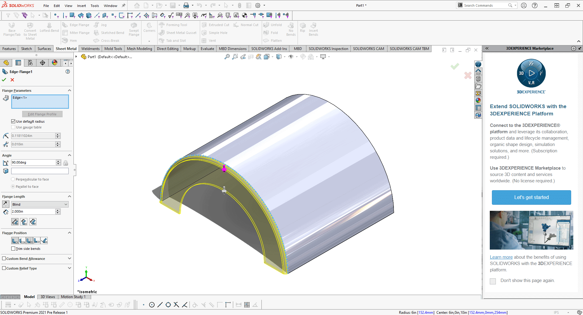 , SOLIDWORKS 2021 What’s New Enhancements – Sheet Metal