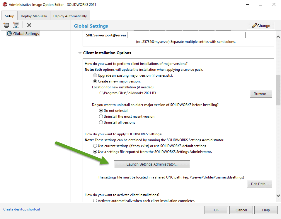 , SOLIDWORKS 2021 What’s New- Configure and Lock Color Settings in Administrative Images