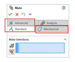 , SOLIDWORKS 2021 What’s New – New Mate UI (tabs) &amp; Defaults for Slot Mate Options