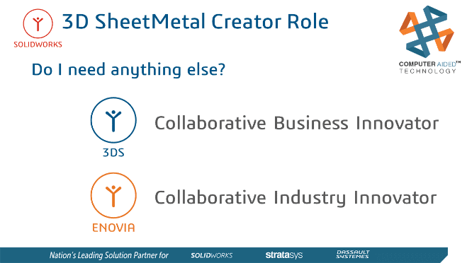 , 3D SheetMetal Creator: A 3DEXPERIENCE Design Tool