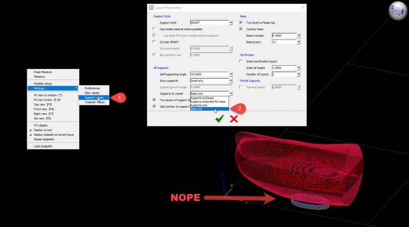 Base Only Support Settings in Insight