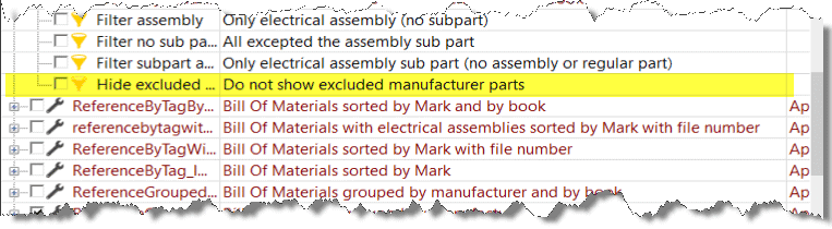 , SOLIDWORKS 2021 What’s New – Excluding parts from bill of materials in Electrical Schematic 2D