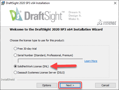 draftsight 2018 32-bit or 64-bit install