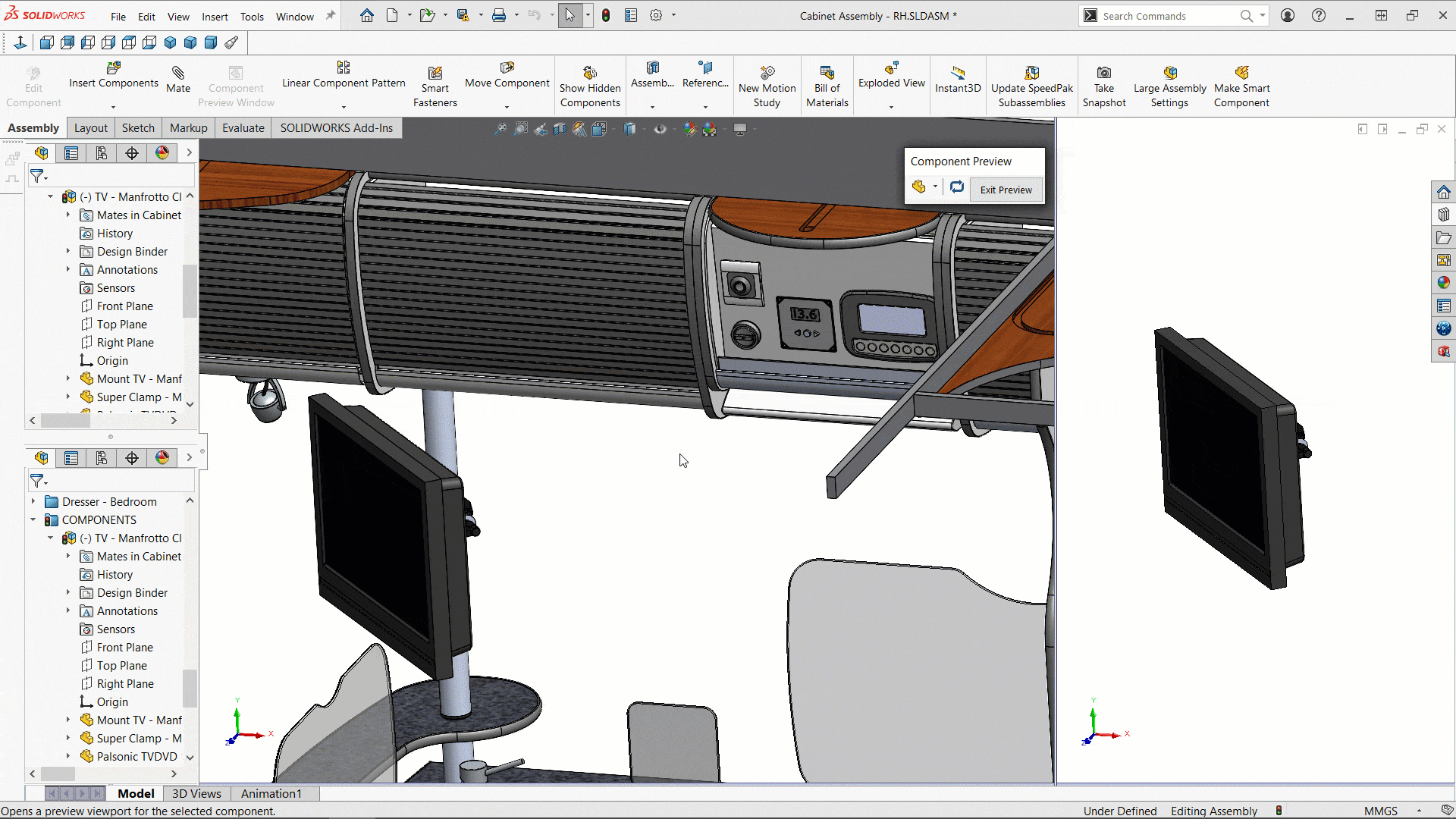 , Improving SOLIDWORKS Assembly Mating with Component Preview Window