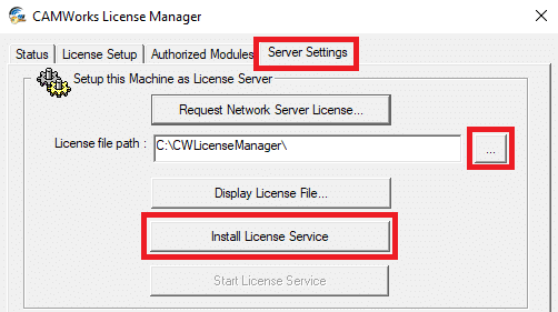 , CAMWorks Licensing Setup – Standalone and Network Licensing