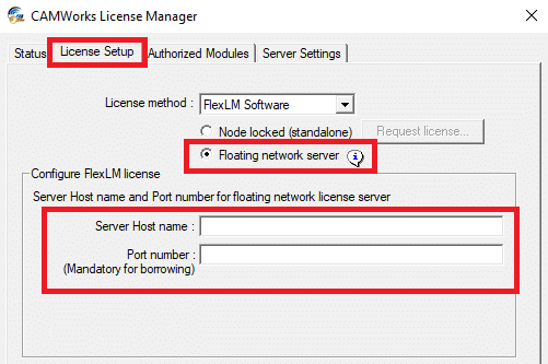 , CAMWorks Licensing Setup – Standalone and Network Licensing