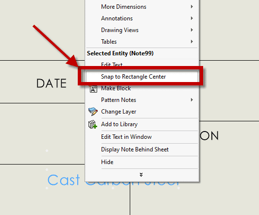 , How to Center Text in SOLIDWORKS Drawings