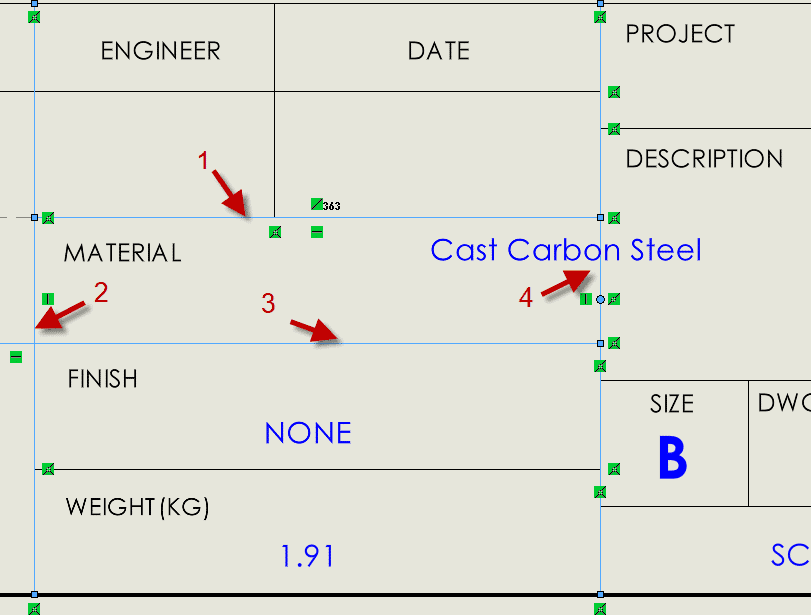 , How to Center Text in SOLIDWORKS Drawings