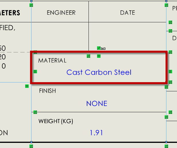 , How to Center Text in SOLIDWORKS Drawings