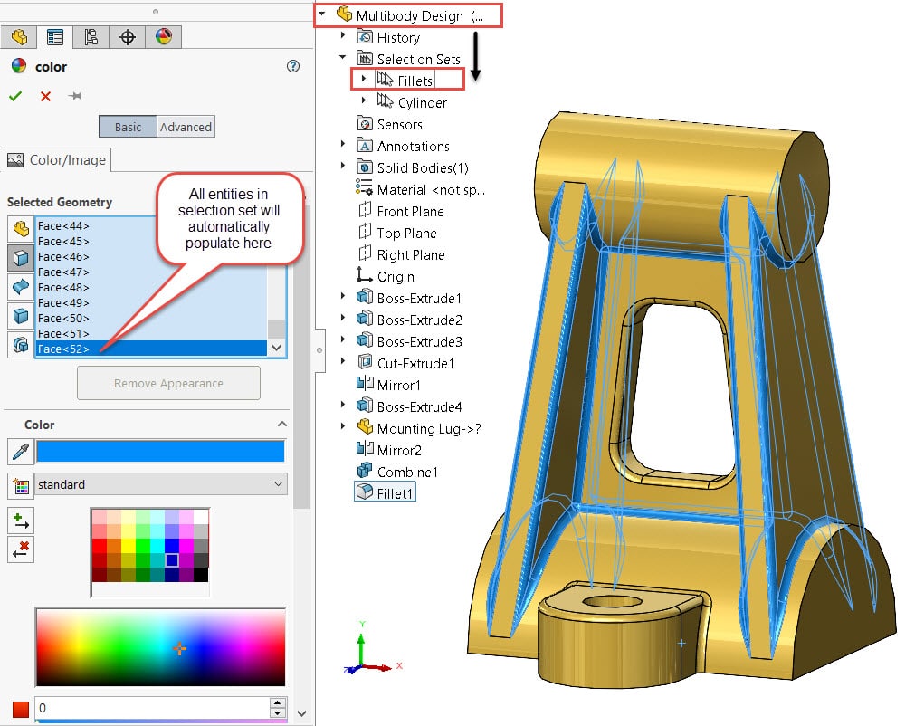 , How to Use Selection Sets