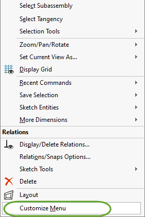 , Shortcutting In SOLIDWORKS