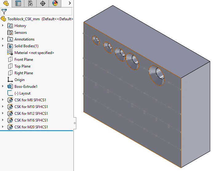 , Use Case for the SOLIDWORKS Dissection Feature