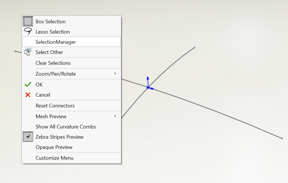 , Using the Selection Manager to Select PART of a Sketch/Curve in SOLIDWORKS
