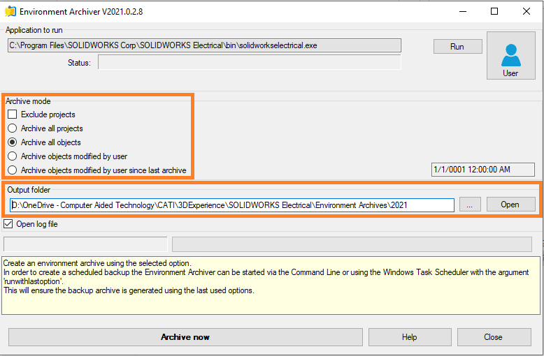 , Backing up SOLIDWORKS Electrical Automatically with Windows Task Scheduler