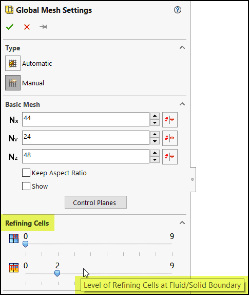 , SOLIDWORKS Flow Simulation Meshing – Global Manual Settings: Part 1