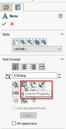 , SOLIDWORKS 2021: “Link to Property” in Drawings Notes Causing Crashes