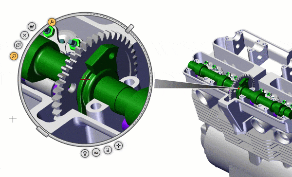 , Create Compelling Detail Views in SOLIDWORKS Composer with the Digger