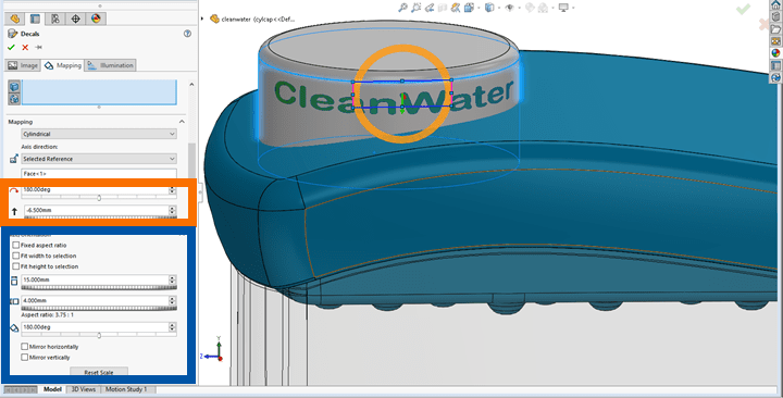 , SOLIDWORKS Decals from Scratch