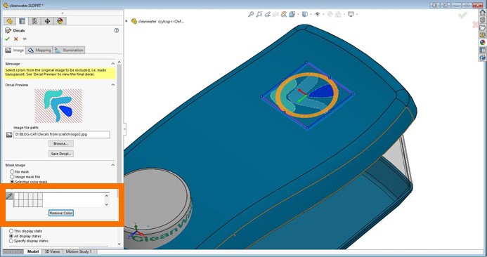 , SOLIDWORKS Decals from Scratch