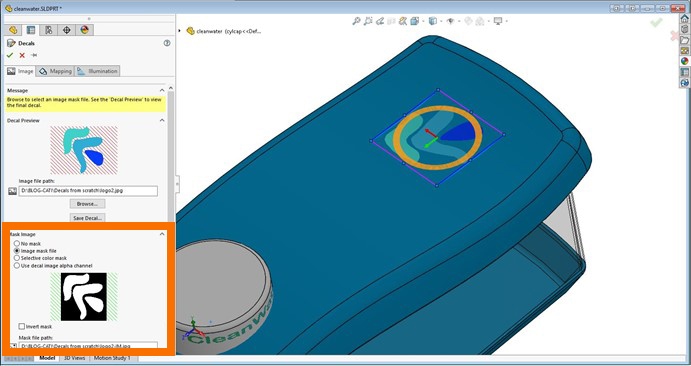 , SOLIDWORKS Decals from Scratch