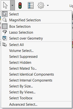 , Using Selection Filters in Assemblies