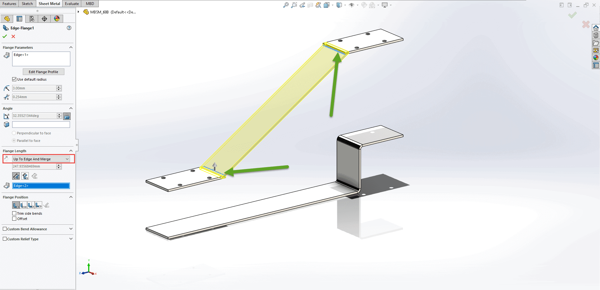 , SOLIDWORKS: Using Multiple Bodies in Sheet Metal Part Design