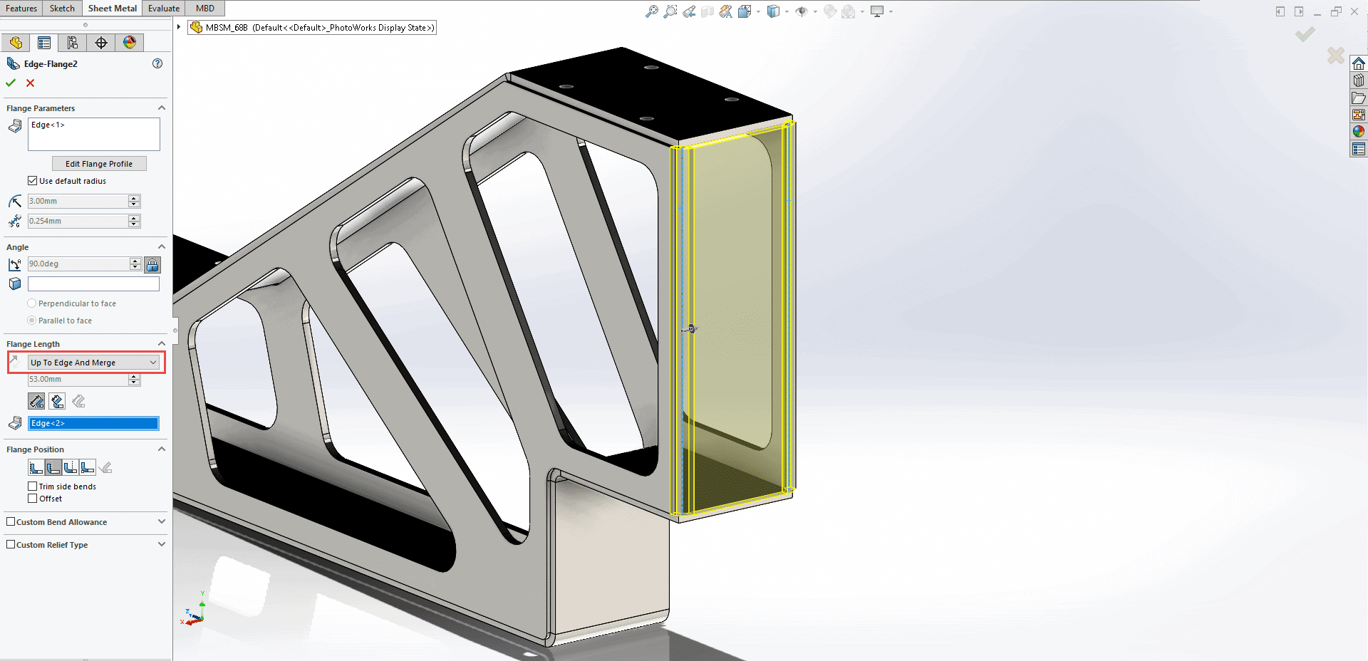 , SOLIDWORKS: Using Multiple Bodies in Sheet Metal Part Design