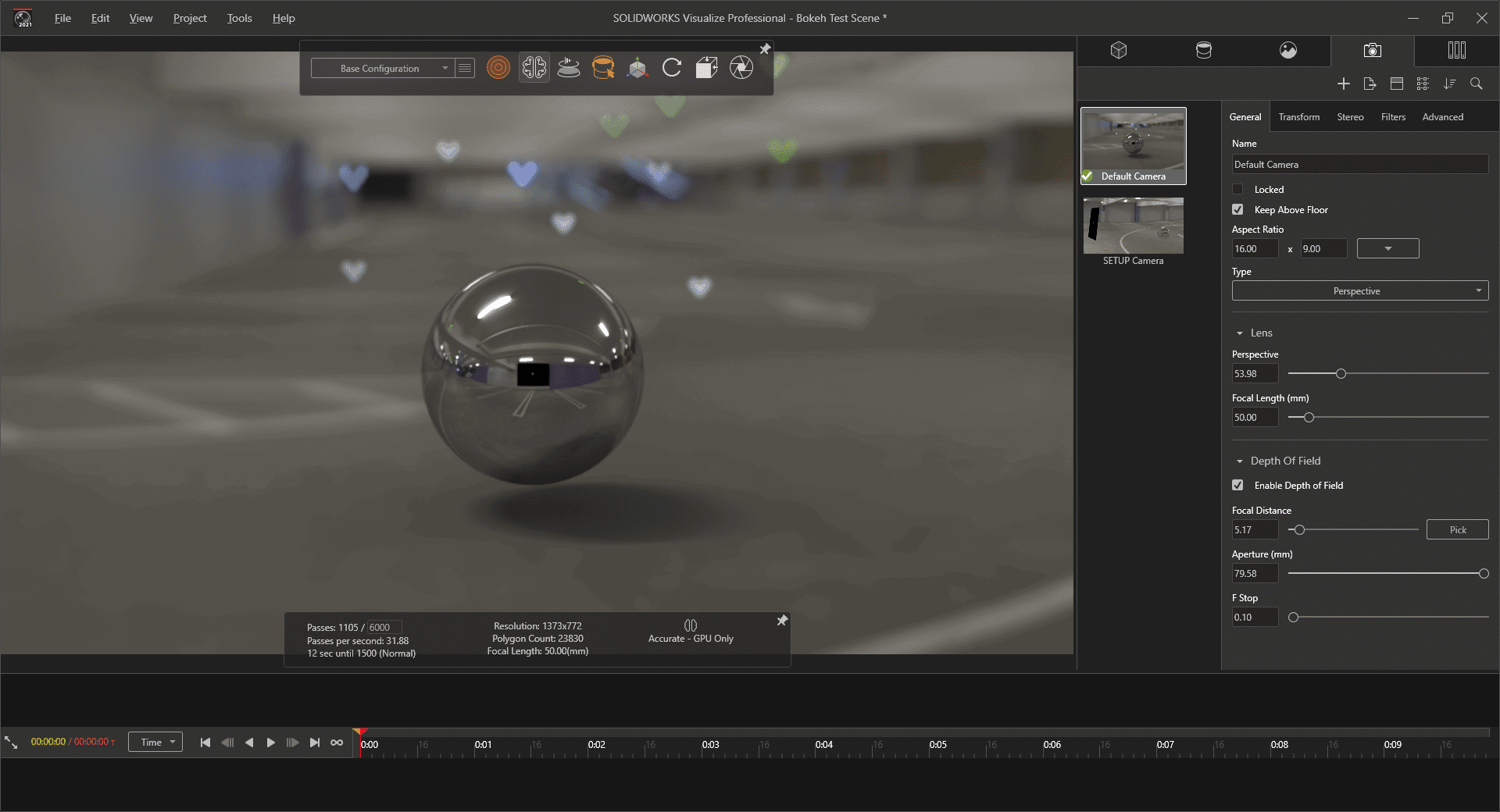 , SOLIDWORKS Visualize – Add Realistic Depth of Field
