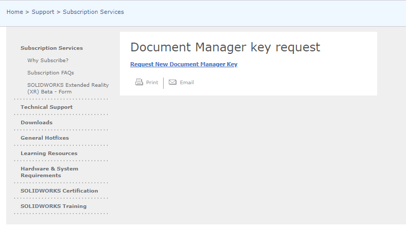 , How to Request a License for the SOLIDWORKS Document Manager API