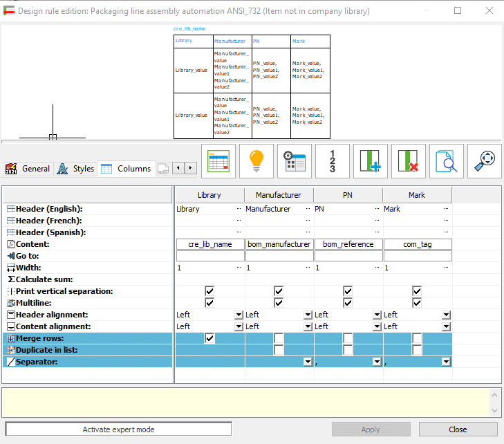 , SOLIDWORKS Electrical Custom Library Design Rule Check