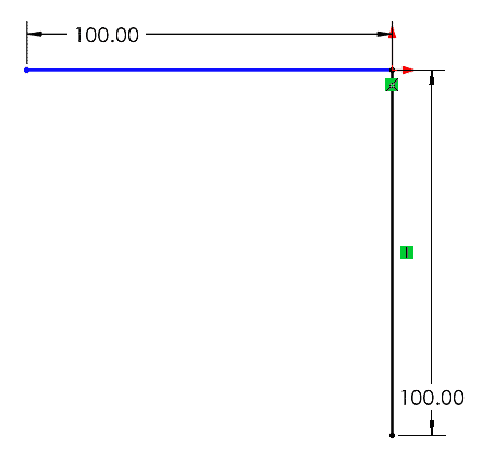 , Flipped Angle Dimension in SOLIDWORKS