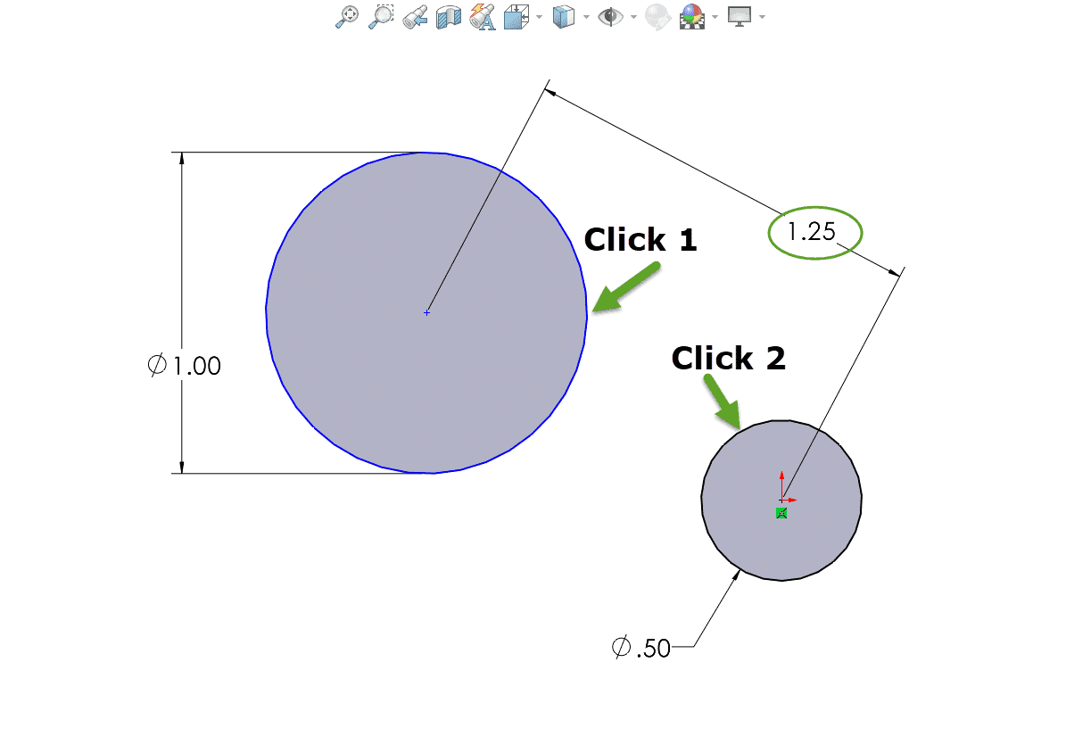, SOLIDWORKS: Dimensioning Arcs and Circles