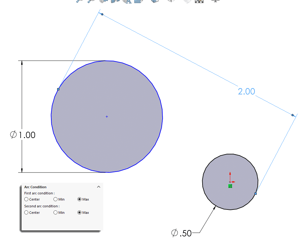 , SOLIDWORKS: Dimensioning Arcs and Circles