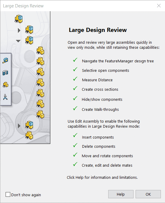 , SOLIDWORKS Large Design Review