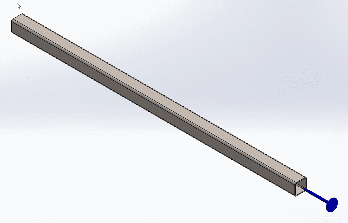 , Understanding beam diagrams in SOLIDWORKS Simulation