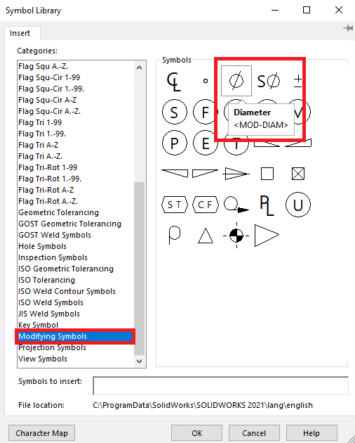 , Creating Custom Symbols for Drawing Annotations in SOLIDWORKS