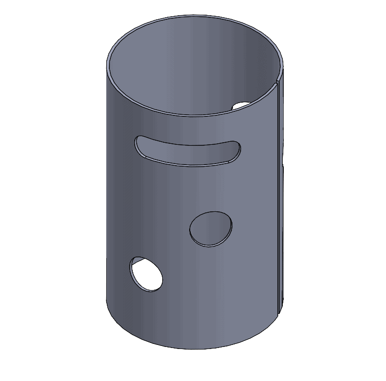 , How to Dimension Rolled Sheet Metal Cuts in SOLIDWORKS Drawings