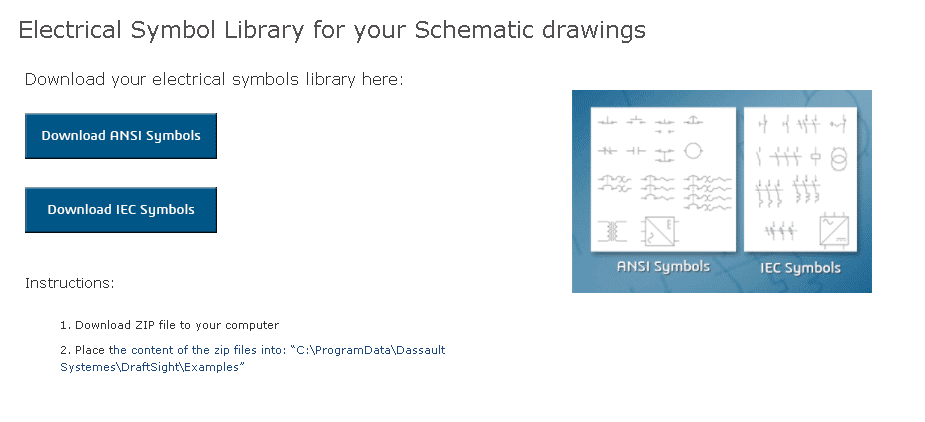 , DraftSight Electrical Symbol Library Free Download