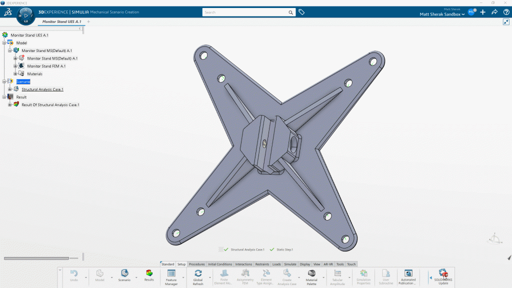 , SIMULIA for SOLIDWORKS- Import via SOLIDWORKS Connector