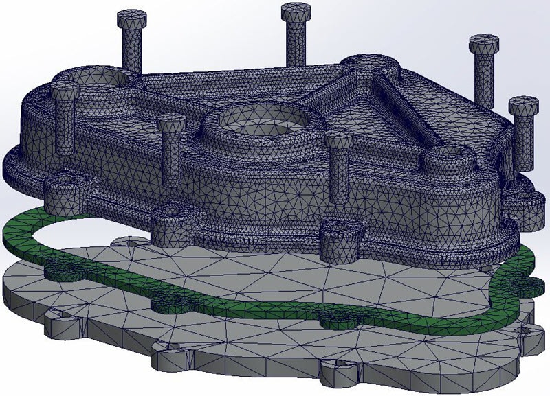 solidworks simulation mesh desired element sizes