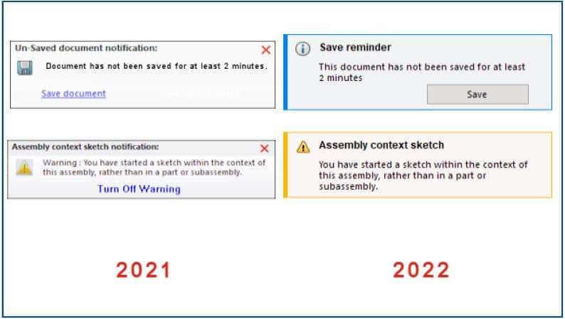 solidworks 2021 2022 comparison