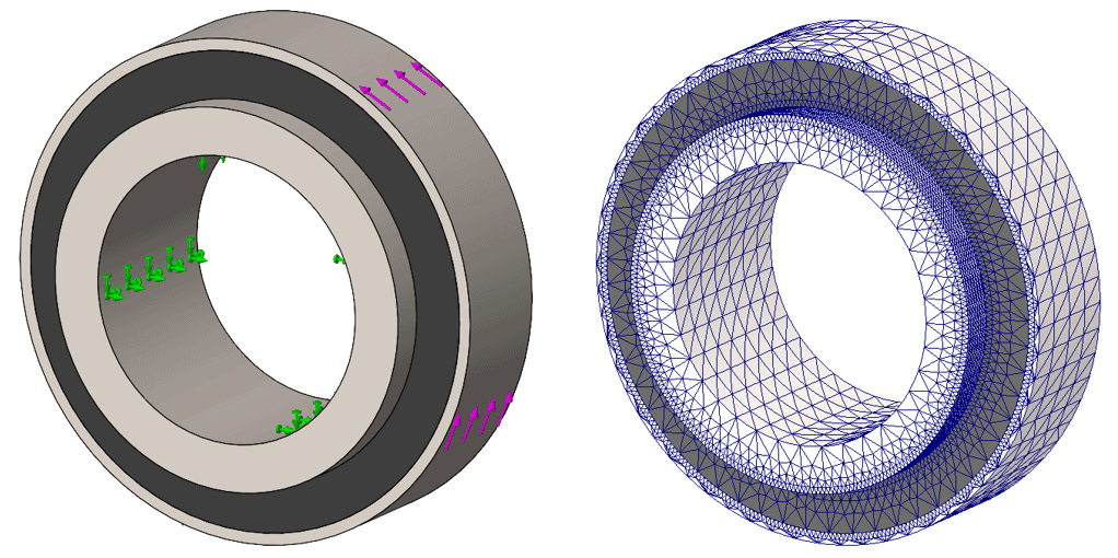 SOLIDWORKS Simulation Bushing Assembly