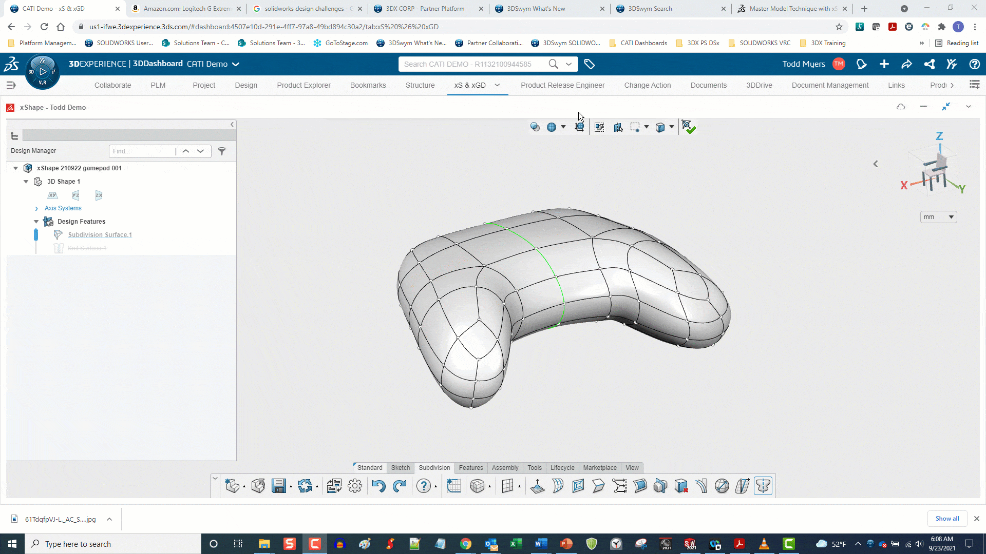 xshape display mode gif