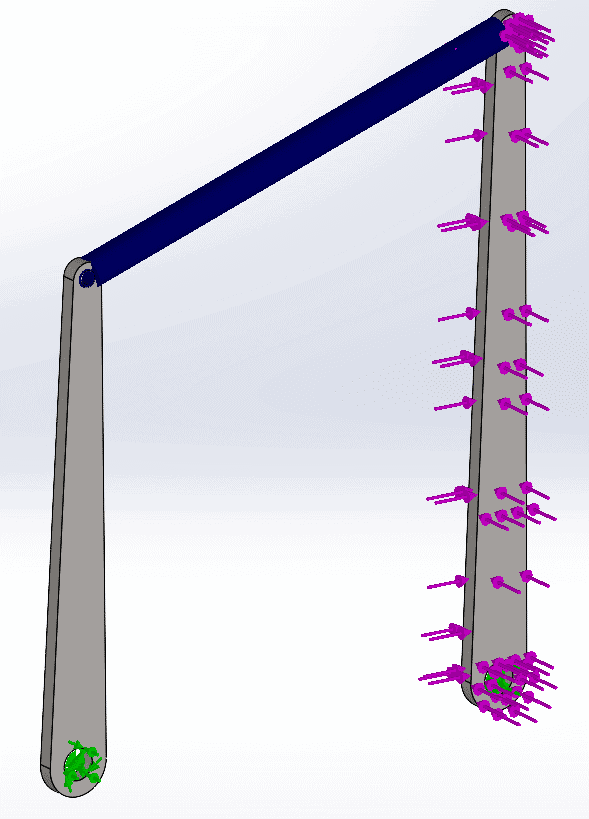 solidworks 2022 simulation illustration pivot spherical joints