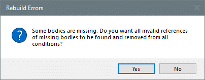 solidworks 2022 flow simulation rebuild errors message