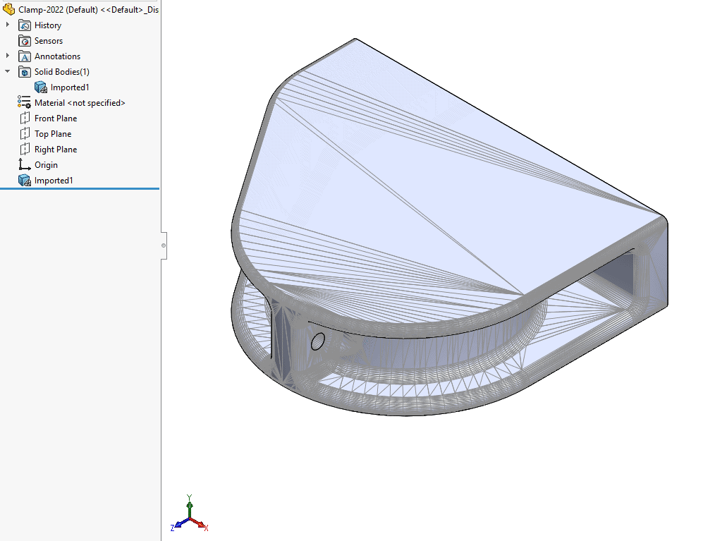 solidworks 2022 import stl file